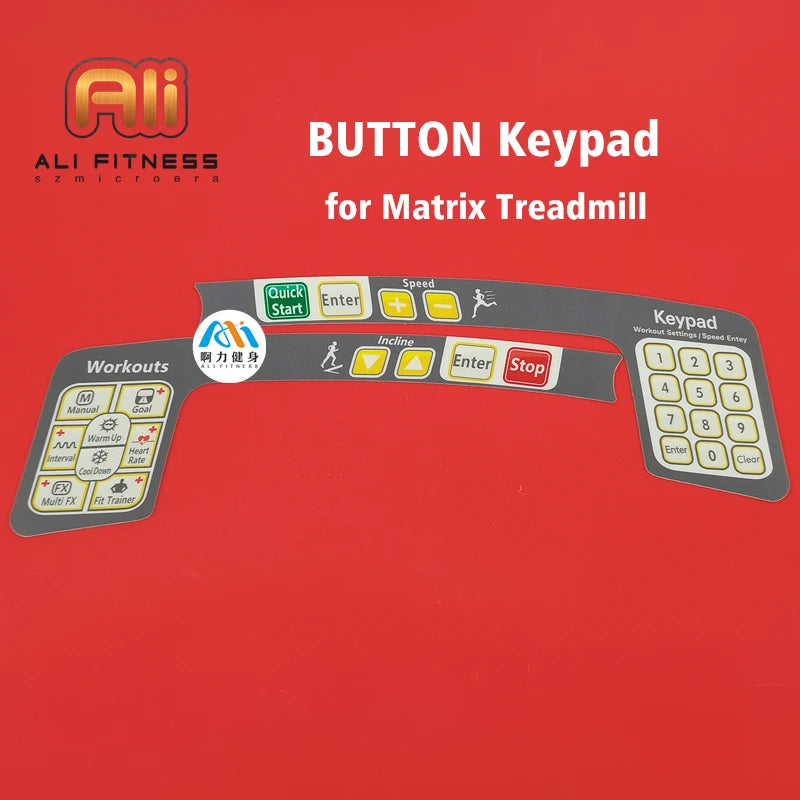 Membrane Switch Matrix T50x T-1X T-3X T-5X Treadmill Membrane Buttons Keyboard Stickers START STOP Button