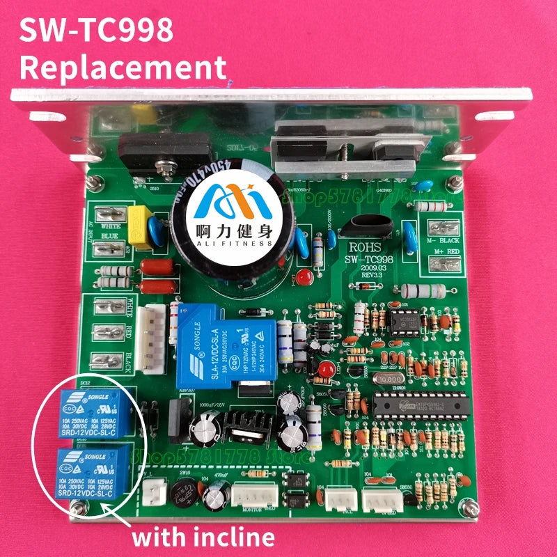 Treadmill motor speed Controller CD-TC998 SW-TC998 for Reebok Control board Driver board Power control board Mainboard repair