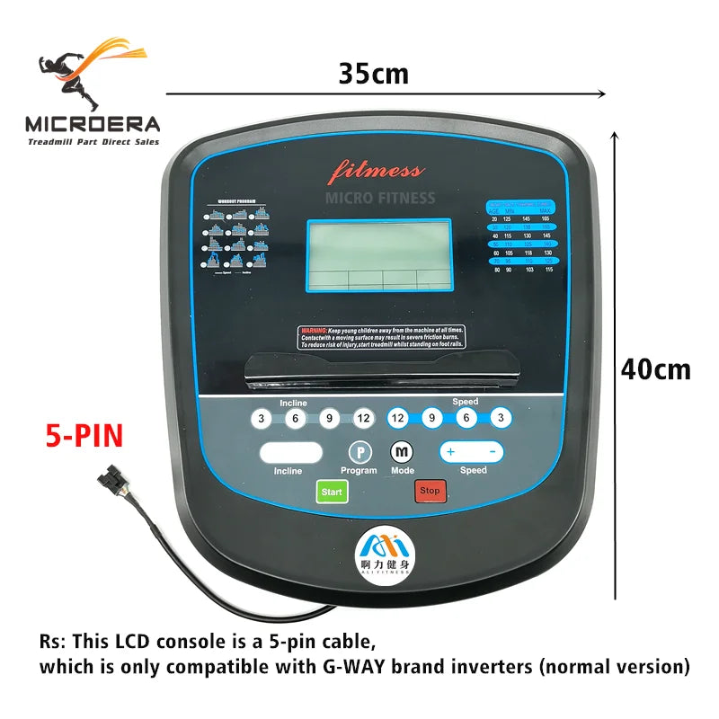 General Use treadmill Inverter Controller Circuit board VFD + Universal Treadmill instrument Display panel 1-4HP AC Motor