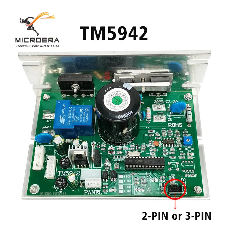 New for TM5942Treadmill Motor Controller Circuit board lower Control board power supply board Motherboard Driver / NO INCLINE