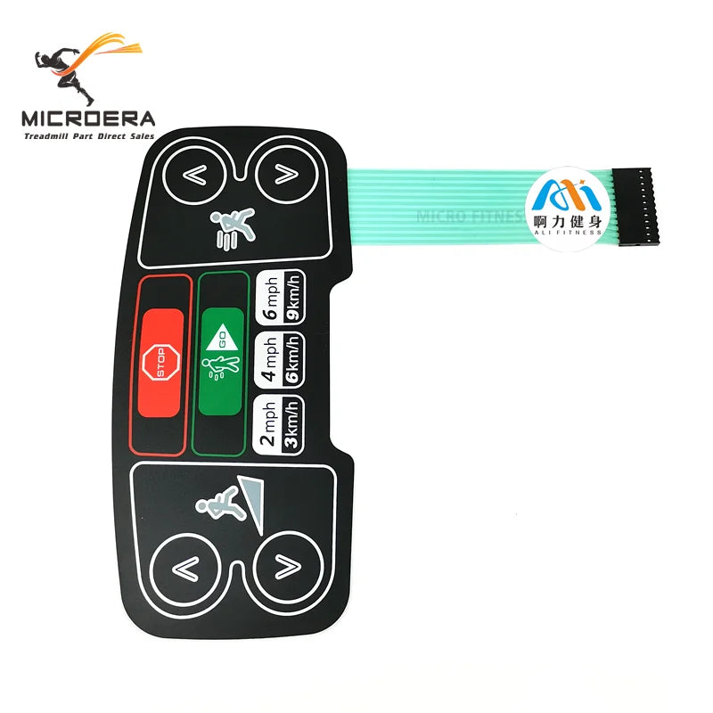 New Treadmill Button keyboard for Life fitness 95TE A95T S3 Treadmill Console panel Membrane switch Tredamill button Parts
