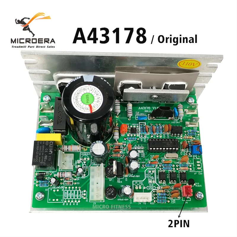 Original Treadmill Motor Controller A43178 V1.6 A43177 Control board Power supply board Circuit board Driver board MCB PCB 220V