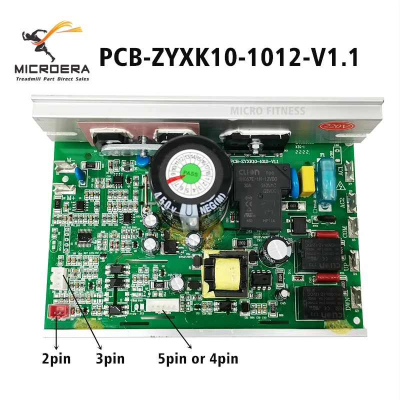 PCB-ZYXK10-1012-V1.1 Treadmill Motor Controller PCB ZYXK10 0012 V1.1 Control board Power supply board Circuit board Driver board