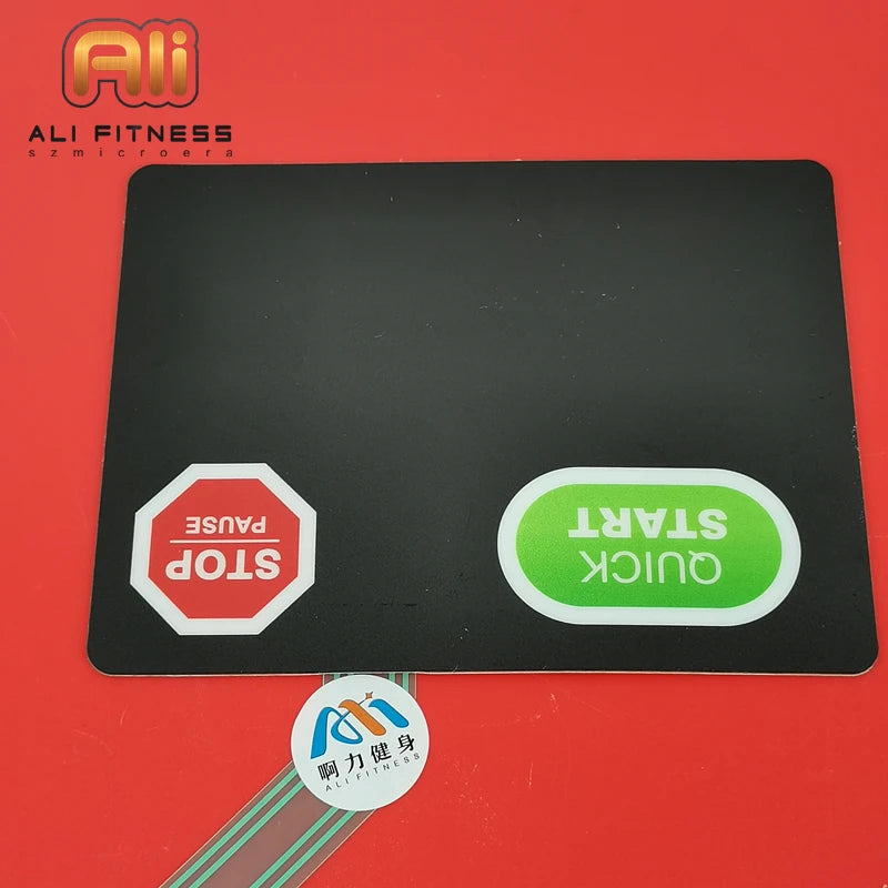 TREX1010-U22368 For STAR TRAC Treadmill Button Keypanel STAR T RAC Control Panel Membrane Switch Sticker Film Start Stop Button