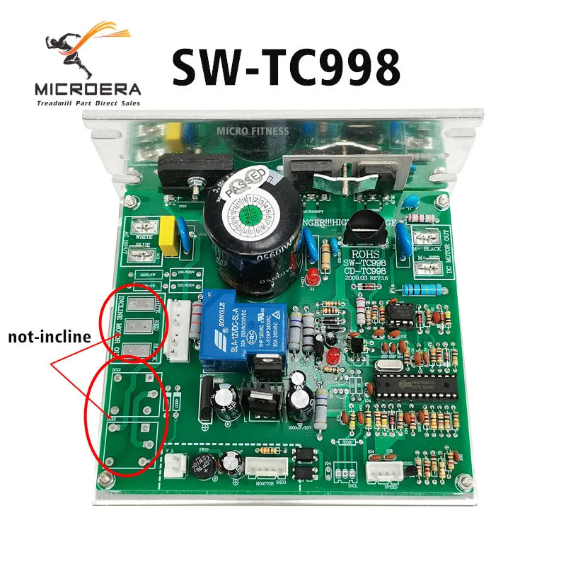 CD-TC998 ROHS SW TC998 Treadmill Motor Controller treadmill lower Control board Driver power supply board Circuit board SW-TC998