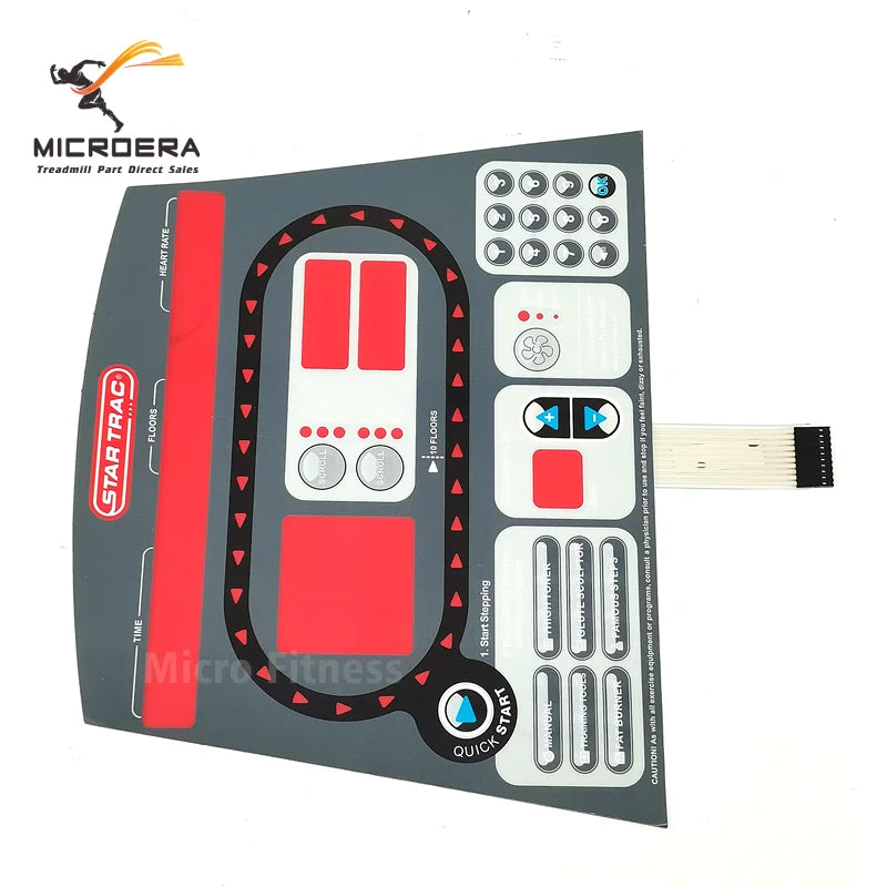 For STAR TRAC Crosstrainer Panel star trac Button membrane switch Control panel numeric keypad star trac elite 6230-SINTPO