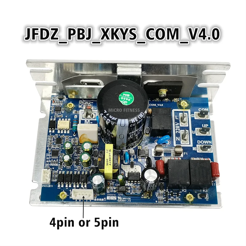 For JFDZ PBJ XKYS COM V4.0 Treadmill Controller JFDZ-PBJ-XKYS-COM-V4.0 Control board Circuit board Driver power supply board