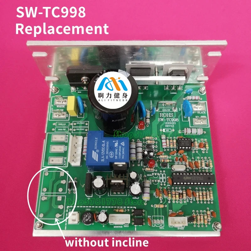 Treadmill motor speed Controller CD-TC998 SW-TC998 for Reebok Control board Driver board Power control board Mainboard repair