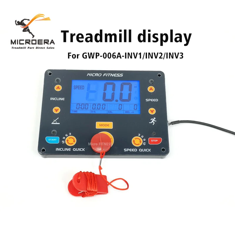 New G-way Treadmill Display screen Upper Control board compatible with GWP-006A-INV1 GWP-006A-INV3 GWP-006A-INV2 GWP 006B INV2