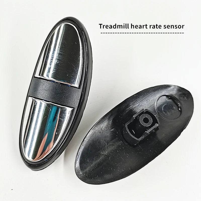 1pcs Treadmill Universal Heart Rate Sensor, Treadmill Handle Heart Rate Sensor, Treadmill Metal Heart Rate Sensor Touch Device
