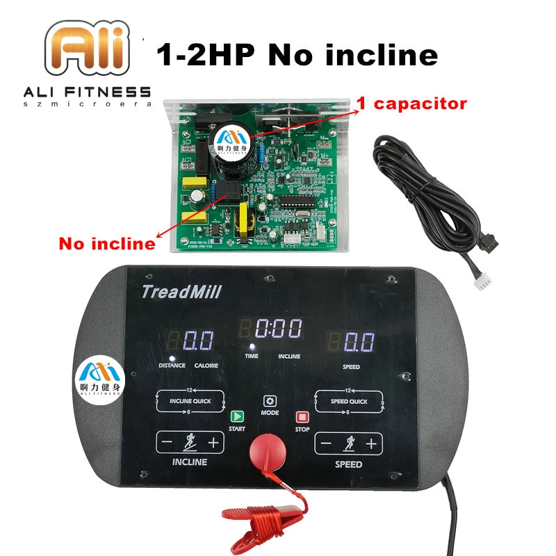 1 Universal General Treadmill Motor Controller Control board Treadmill instrument Display Circuit Panel 1-2.0HP 1-4.0HP DC Motor