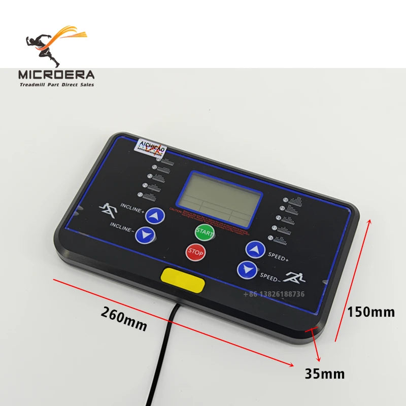 Treadmill Control panel Display Compatible with Lower Controller JF200 JF150 JF300 Upper Controller Screen Circuit board LCD