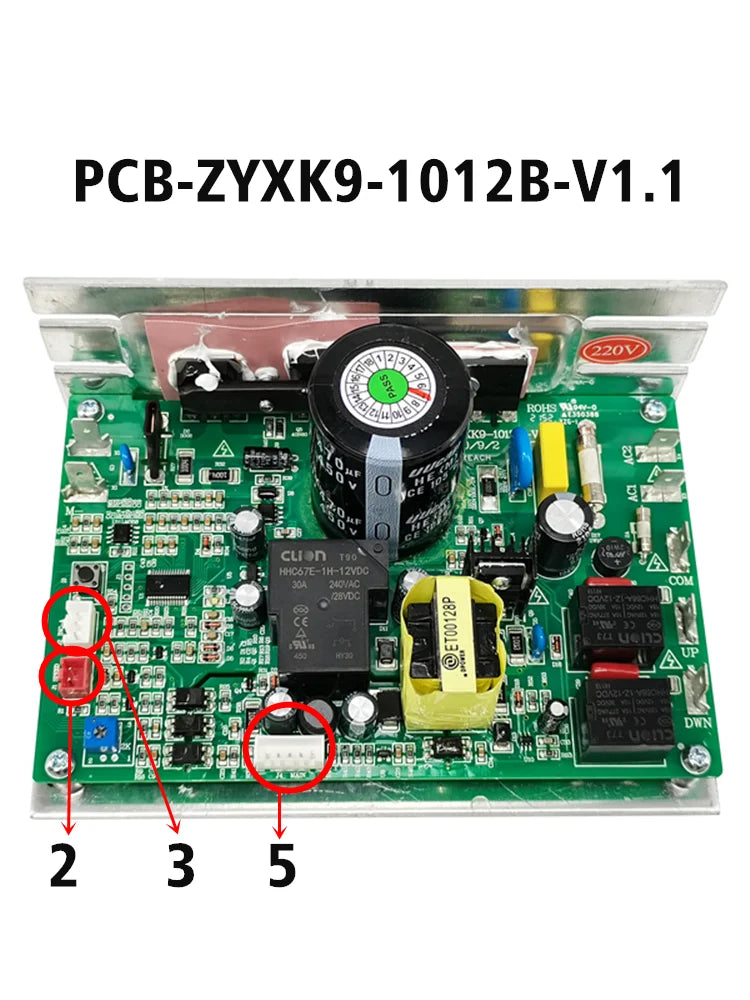 100% new PCB-ZYXK9-1012-V1.3 Treadmill Motor Controller PCB-ZYXK9-1012B-V1.1 Motherboard ZYXK9 Power supply board Circuit board