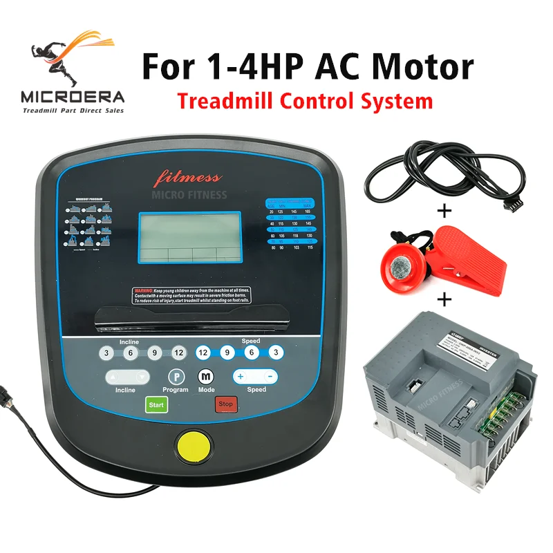 GWP-006A-INV2 GWP-006A-INV3 Commercial Treadmill Inverter Motor Controller Variable frequency Drive Control Board 1-4HP AC Motor