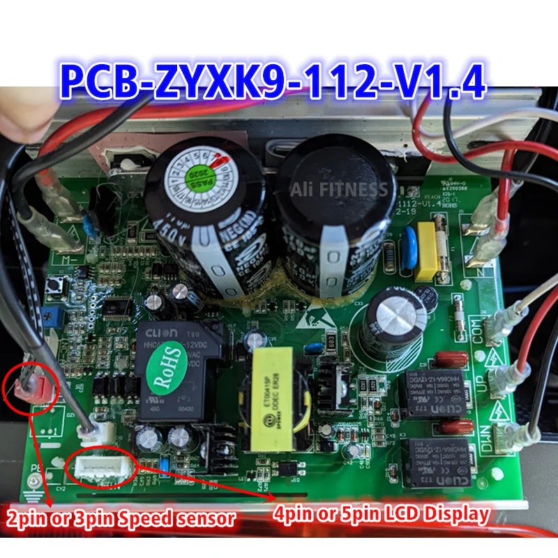 PCB-ZYXK9-1112-V1.4 Treadmill Motor Controller PCB-ZYXK9 1112 V1.4 Control Board Circuit Board Drive Power Supply Board ZYXK9