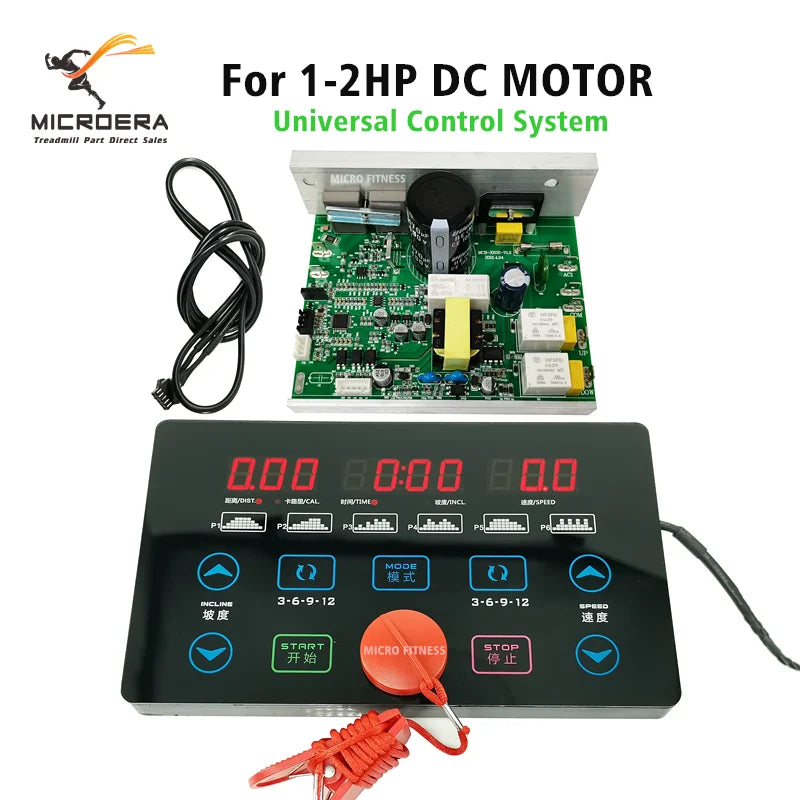 new Universal Treadmill Motor Controller Circuit board Control Board Universal Treadmill instrument Display panel 1-2HP DC Motor