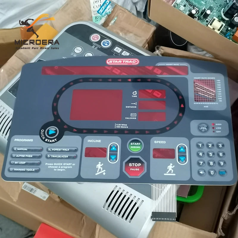 startrac 7532 7632 7600 Treadmill Membrane Keyboard Button Keypad star trac Treadmill numeric keypad Film keyboard