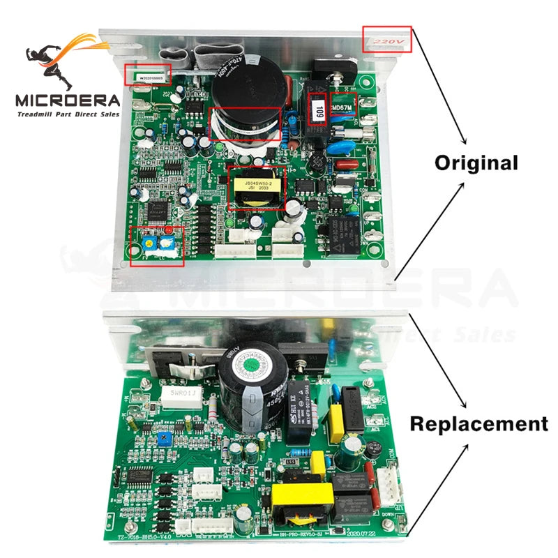 Endex DCMD67 for BH Treadmill Controller DCMD67M Control board Circuit board Driver board compatible with DK City NB702028 PCB