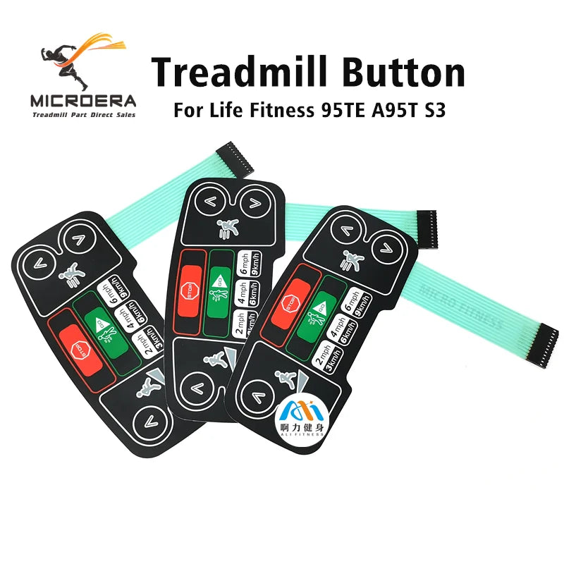 New Treadmill Button keyboard for Life fitness 95TE A95T S3 Treadmill Console panel Membrane switch Tredamill button Parts