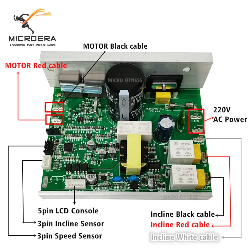 new Universal Treadmill Motor Controller Circuit board Control Board Universal Treadmill instrument Display panel 1-2HP DC Motor
