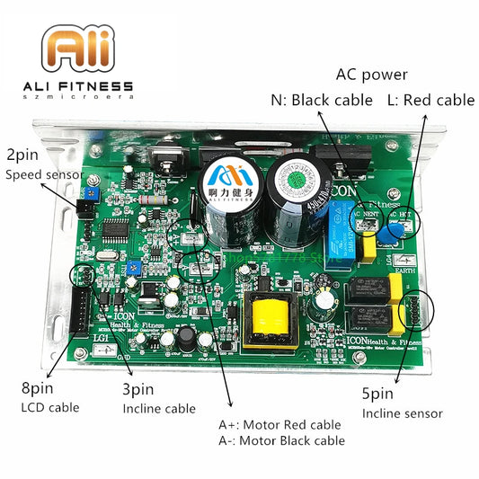Replacement ICON PROFORM Nordic Track Treadmill Motor Controller MC2100ELS 18W 2y zy Control Board Circuit Board Motherboard
