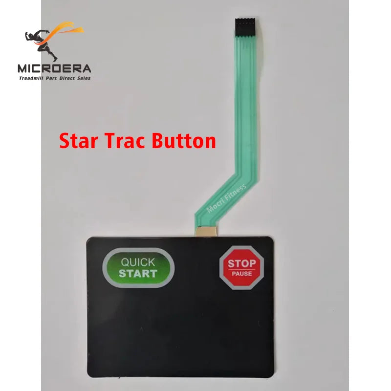 STAR TRAC Treadmill Button Keypanel STAR T RAC Control Panel Membrane Switch Sticker Key Film Start Stop Button TREX1010-U22368