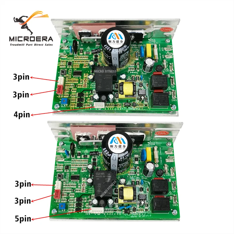Original PCB-ZYXK9-1012-V1.3 Treadmill Motor Controller PCB-ZYXK9-1012B-V1.1 Motherboard ZYXK9 Power supply board Circuit board
