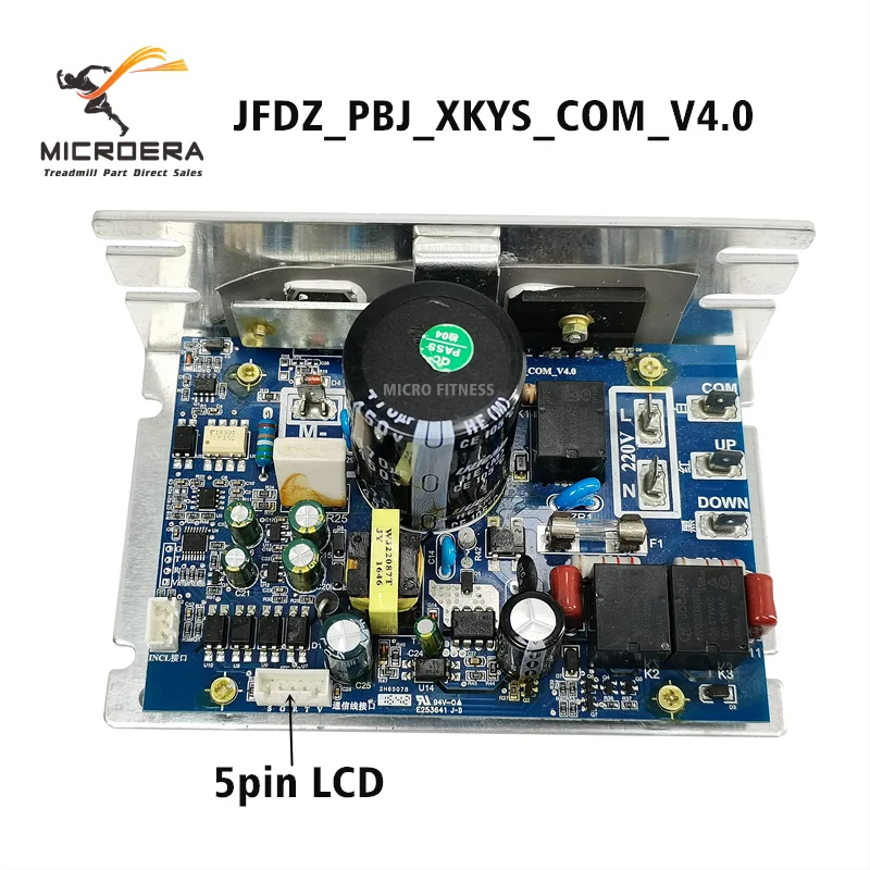 For JFDZ PBJ XKYS COM V4.0 Treadmill Controller JFDZ-PBJ-XKYS-COM-V4.0 Control board Circuit board Driver power supply board