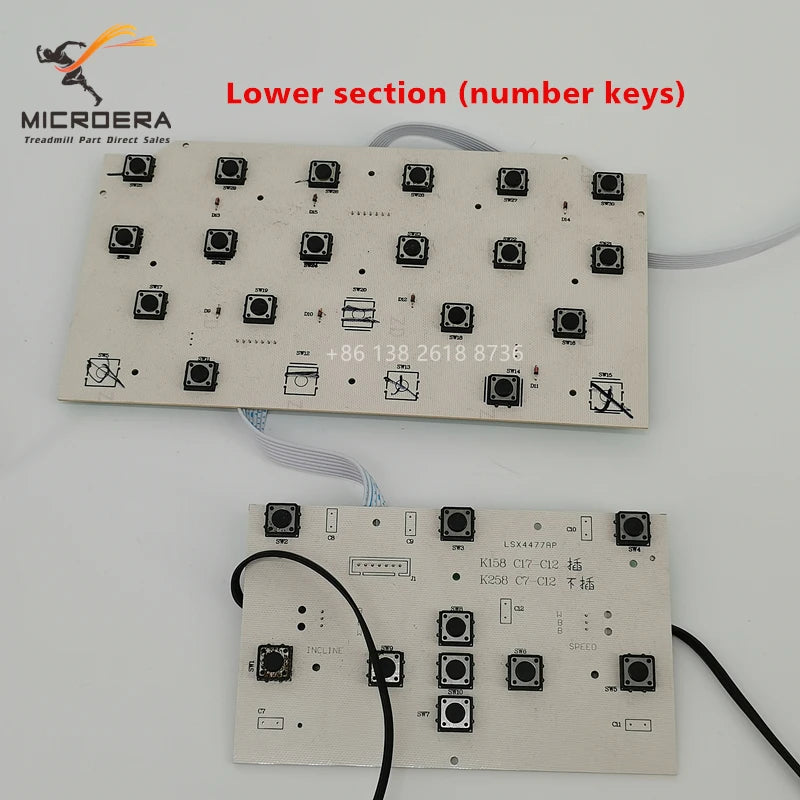 K258-D K158LED K158LED-D V1.3 MKS K158-K2 Treadmill Control panel Display Console Upper Controller Screen circuit board