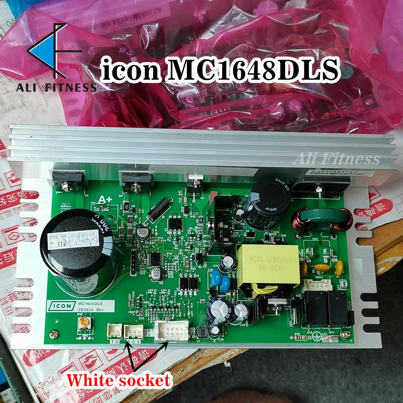 iocn ProForm NordicTrack Golds Gym Treadmill Motor Controller MC1648DLS Lower Control board Circuit board Driver White socket