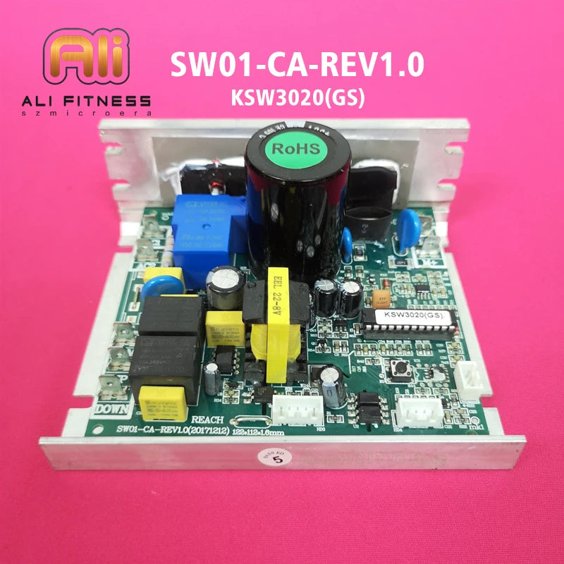 new SW01 CA REV1.0 Treadmill Motor Controller KSW3020 for Reebok Treadmill OMA 1395CA lower Control board Power motherboard