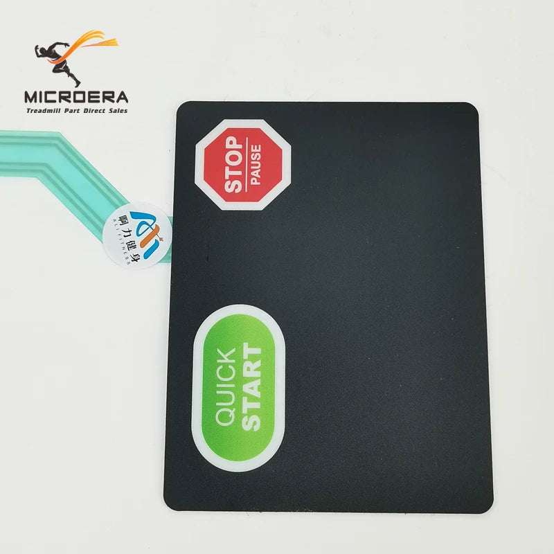 STAR TRAC Treadmill Button Keypanel STAR T RAC Control Panel Membrane Switch Sticker Key Film Start Stop Button TREX1010-U22368