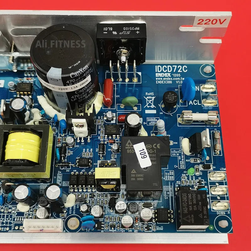 ENDEX IDCD72C Treadmill Motor Speed Controller Control board Circuit board Drive Power supply board Motherboard MCB LCB Repair