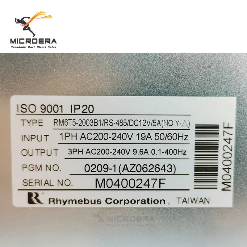 M0400247F Treadmill Inverter Motor Controller RM6T5-2003B1 RS-485 DC12V 5A frequency Converter Board power Control board PCB