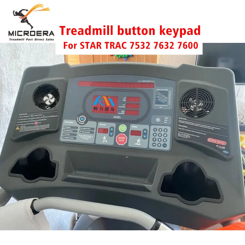 New For STAR TRAC 7532 7632 7600 Treadmill Membrane Keyboard Button Keypad