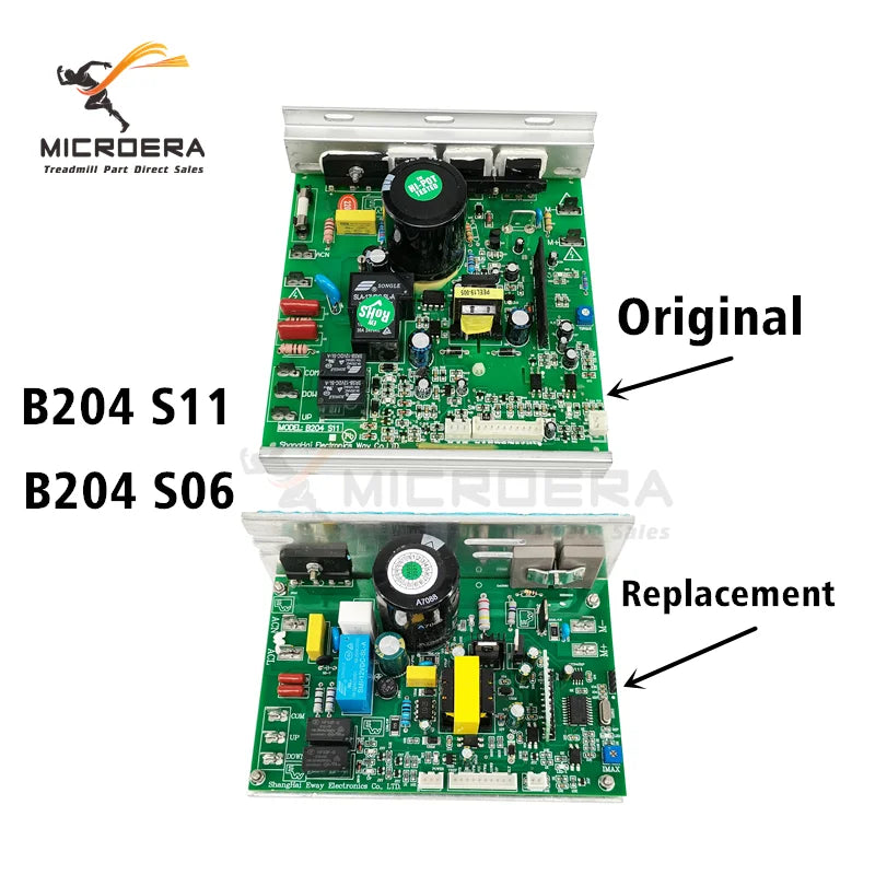 Repair B204 S11 B204S S06 for larsen Glp 3205 JOHNSON Treadmill Motor Controller lower Control Board Circuit board Motherboard
