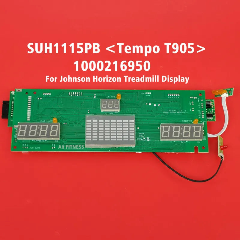 1000216950 Treadmill Display Control Panel Controller Circuit board SUH1115PB Tempo T905 for Johnson Horizon Adventure Treadmill