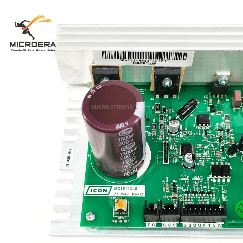 MC1618DLS-TZ MC1618DLS ZC0547 REV C Controller Treadmill Control Board for ICON PROFORM NordicTrack Circuit Board U2CODE012
