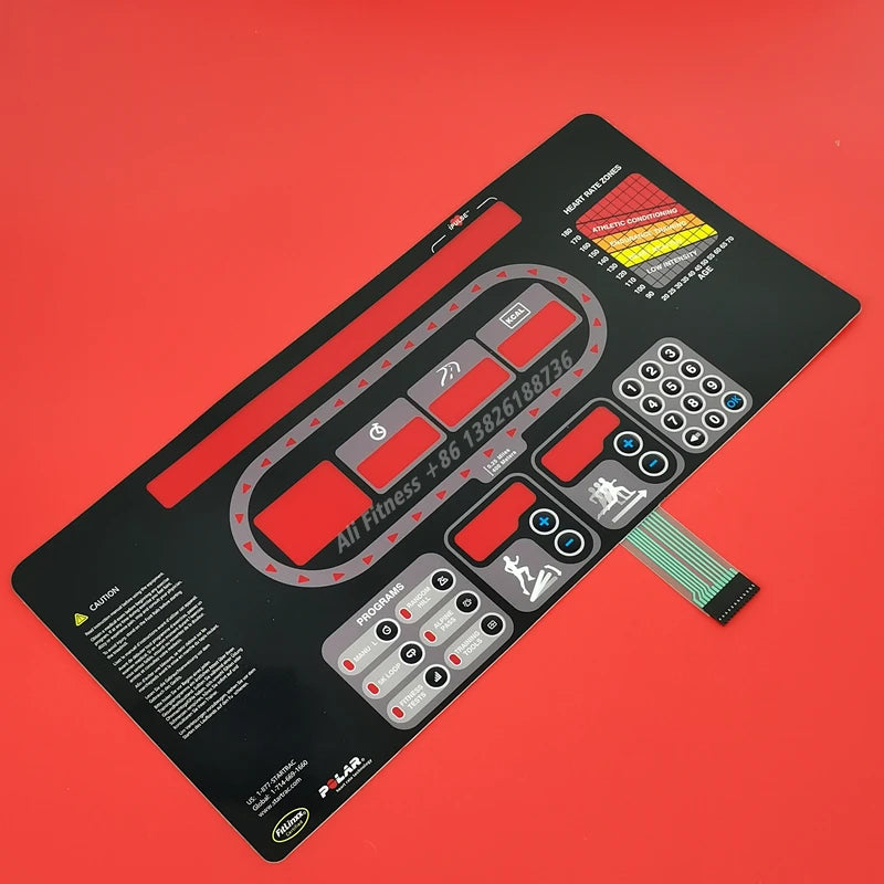 startrac STAR TRAC 9054 Treadmill Button Keypanel STAR T RAC Control Panel Membrane Sticker Film Start Stop Button keyboard