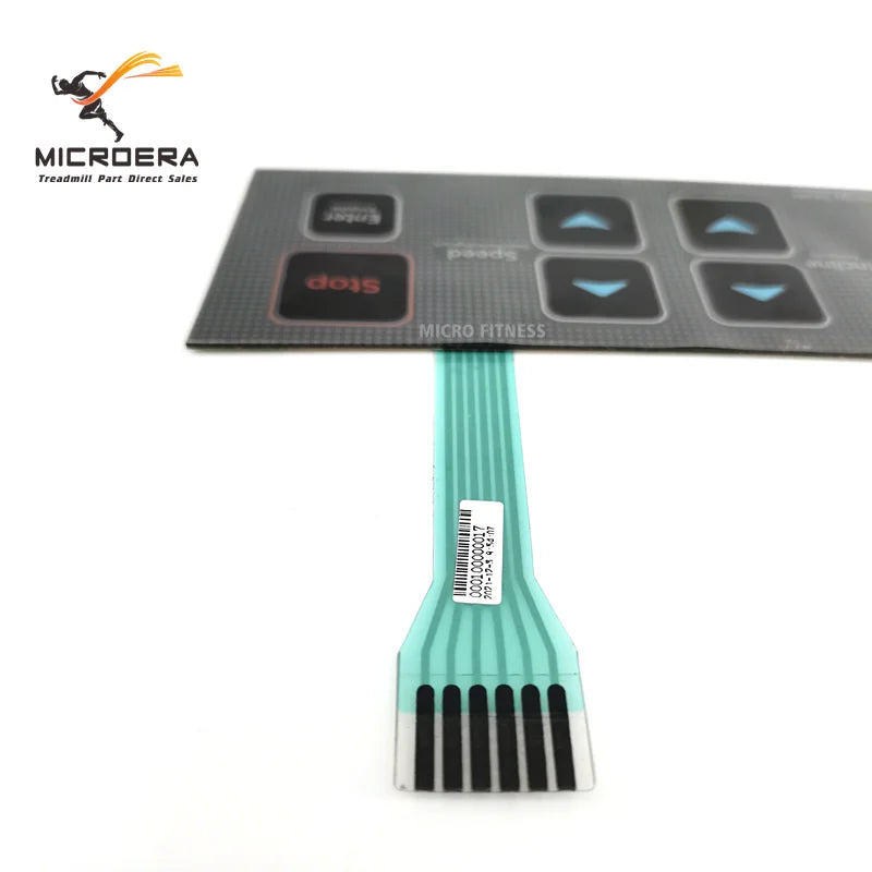 Treadmill Quick Start Stop Button Keyboard Film for Vision Fitness T80 Treadmill Button Film Button Sticker Membrane Switch