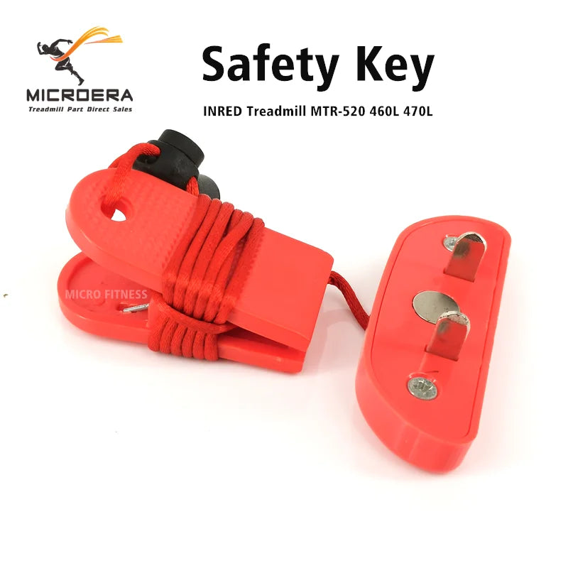 INRED MTR-520 460L 470L Treadmill Magnetic Safety Key Running Machine Emergency Safety Switch Stop lock lock start key