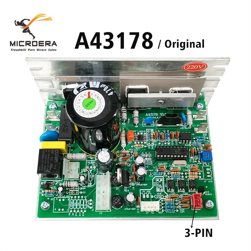 Original Treadmill Motor Controller A43178 V1.6 A43177 Control board Power supply board Circuit board Driver board MCB PCB 220V