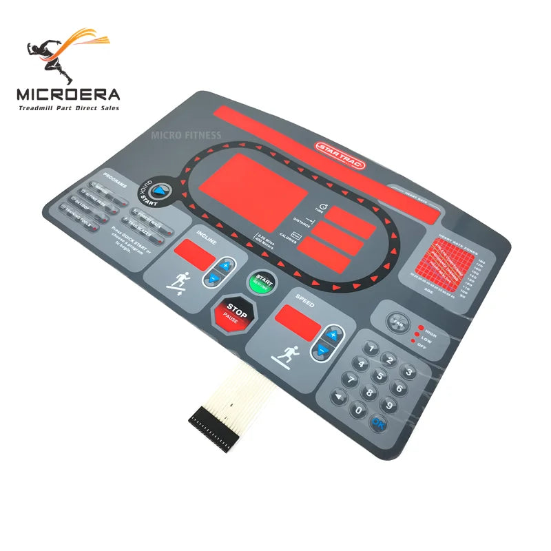 NEW treadmill Button keyboard Star Trac 7532 7632 7600 Treadmill Button keyPanel StarTrac STAR TRAC treadmill Film Control Panel