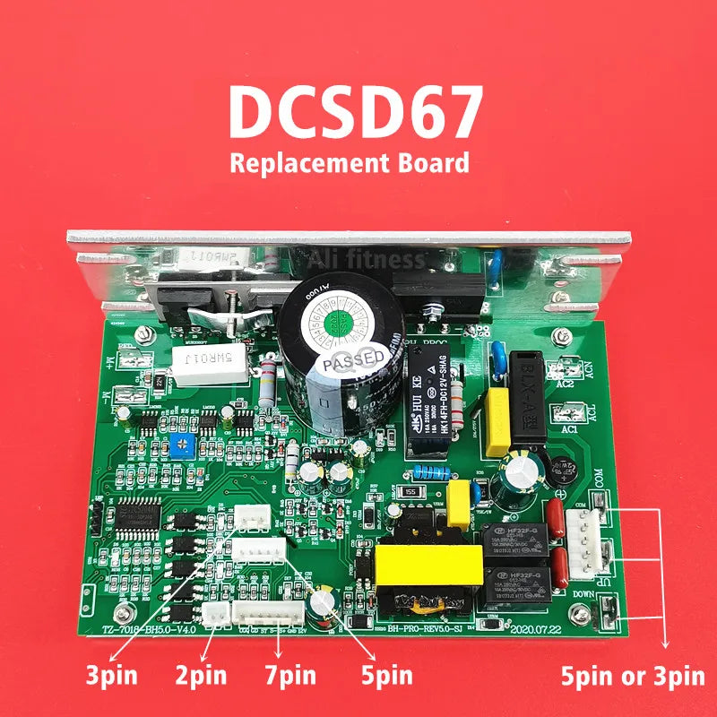 new BH Treadmill Motor Controller ENDEX DCSD67 DCSD67NP for BH6435 G6515C G6448N Circuit board Control board supply power board