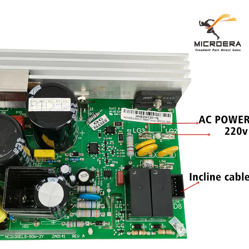 New MC2100ELS 50W 2Y Treadmill Motor Controller MC2100ELS-50W-ZY for PROFORM Nordic Track Treadmill Control Board Circuit Board