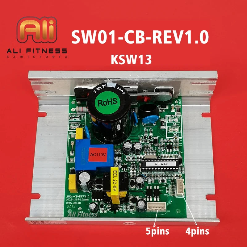 SW01-CB-REV1.0 Treadmill Motor Controller SW01 CB REV1.0 KSW13 Treadmill Lower Control board Circuit board Driver Power supply