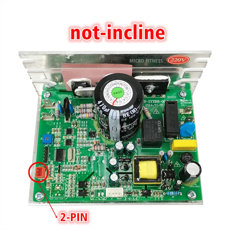 PCB-ZYXK6-0012-V1.1 PCB-ZYXK6-0012-V1.2 Original Treadmill Motor Controller ZYXK6 ZY-XK-Z Treadmill power supply board Mainboar
