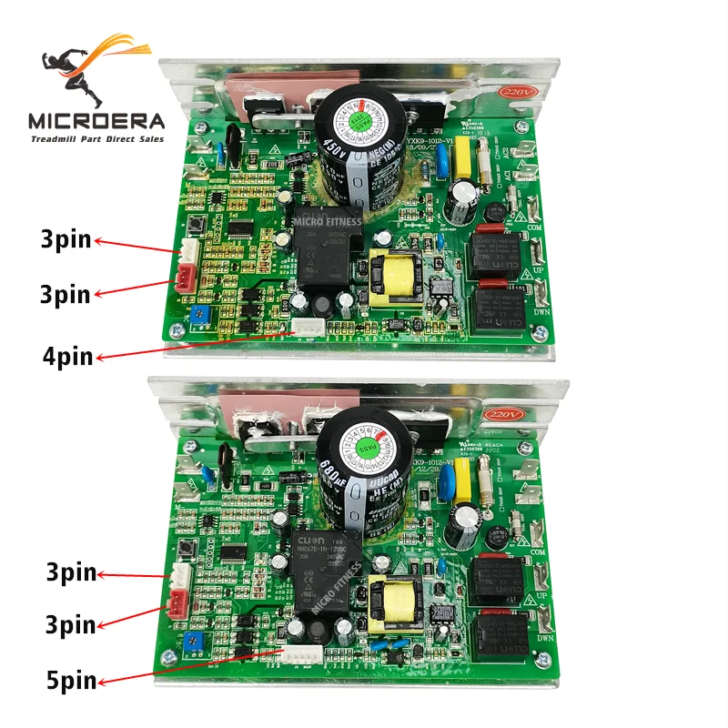 Original PCB-ZYXK8-1012-V1.3 Treadmill Motor Controller PCB ZYXK8 1012 V1.1 Motherboard ZYXK8 Power supply board Circuit board