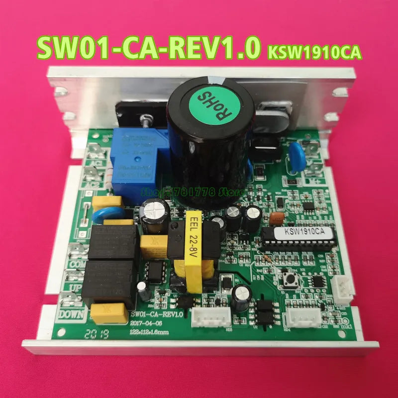 For SW01-CA-REV1.0 Treadmill Motor Controller Control board SW01 CA REV1.0 KSW-1910CA for Reebok Treadmill Circuit board