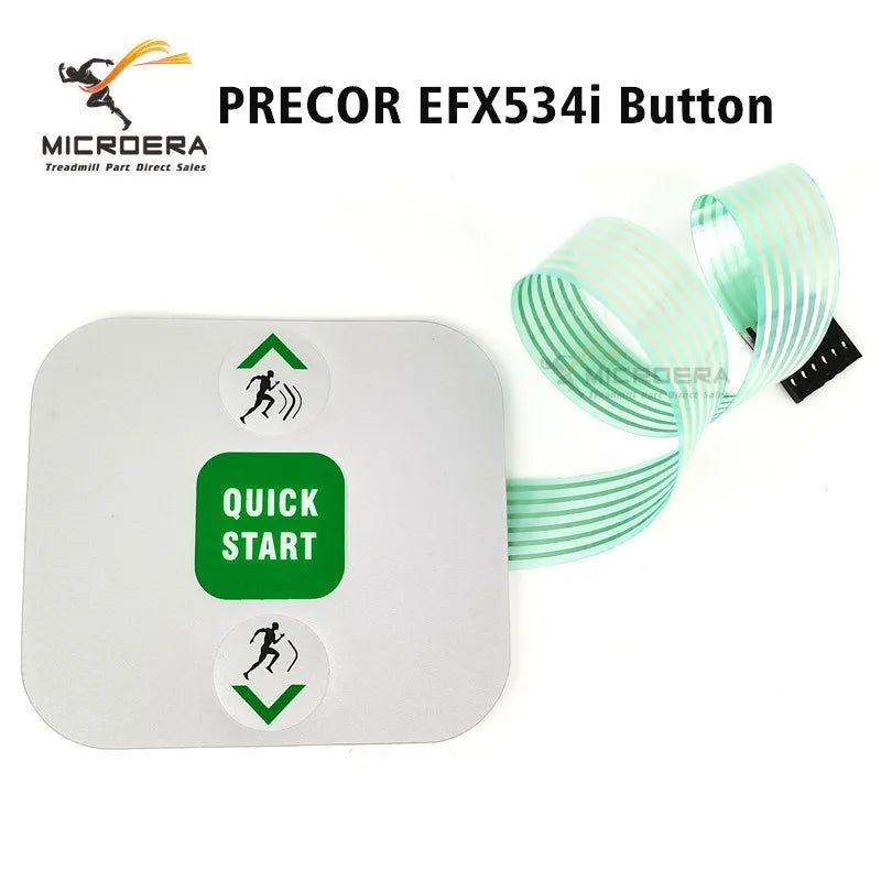 Quick start stop button keyboard for PRECOR EFX534i EFX532i EFX 534i 532i psa Elliptical Trainer and Treadmill Button Parts
